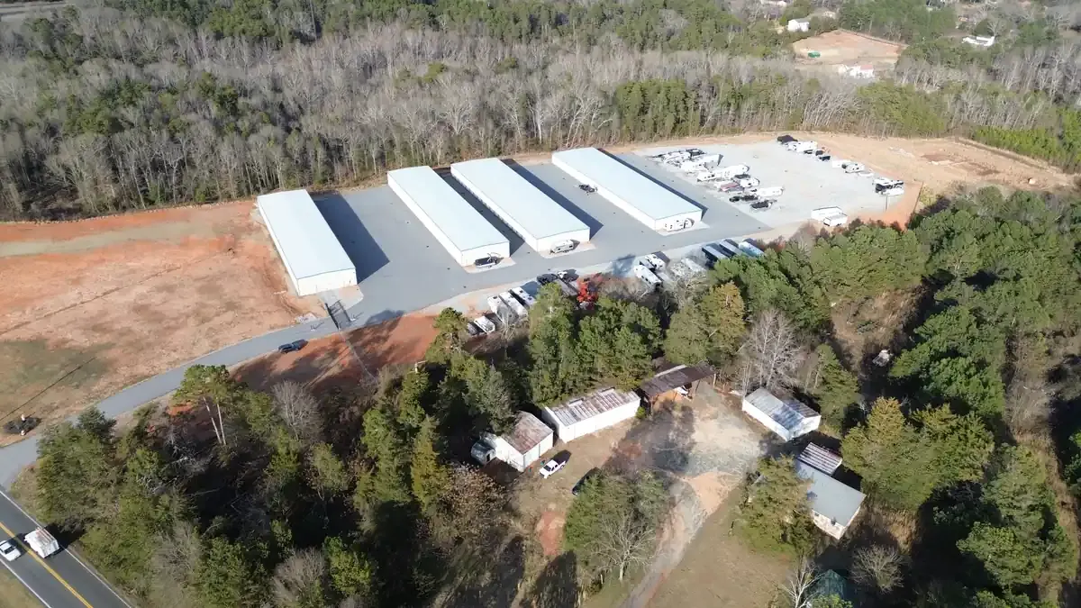 Aerial view of Iron Harbor